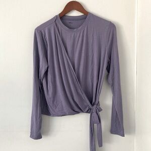 Meli Wrap Tie Shirt